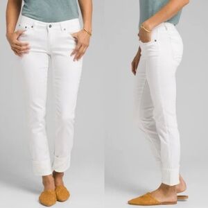 Prana White Kara Jean Size 14/32